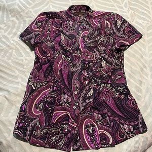 ❤️‍🔥Last Chance❤️‍🔥 Dana Buchman Button Down Top